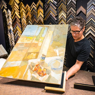 Custom framing from L.A. Frame Co.